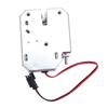 A96I-2X Elektrisches Steuerschloss DC 12V 2A Elektromagnetisches Türschloss Schrank Schublade Schließfächer Kohlenstoffstahl Silber Vorhängeschloss