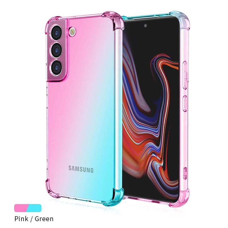 

Gradient Airbag Shockproof TPU Case for Samsung Galaxy S26 Ultra S25 Edge S24 S23 FE S23 S22 Plus S21 Protective Cover Funda For Galaxy S22