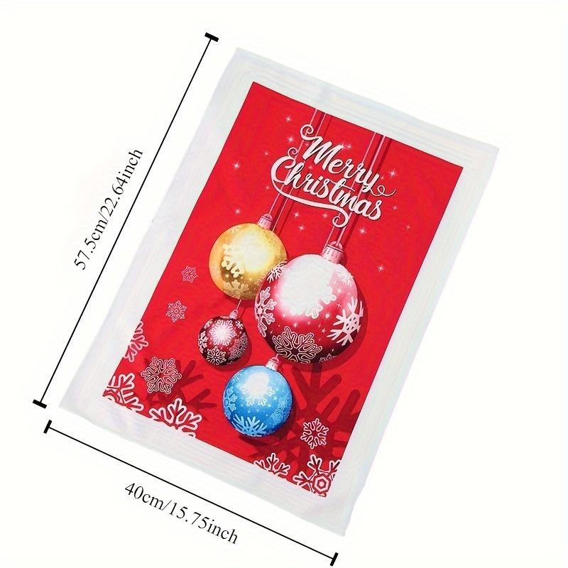 

5pcs/1pc Super Soft Microfiber Christmas Towels - Festive Cartoon Patterns with Snowflakes & Trees, Highly Absorbent Knit Fabric