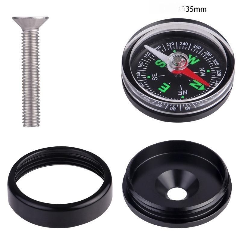 Bicycle Riding Compass, Mountain Bike Bowl Set Compass, Bicycle Riding Equipment Large чёрный