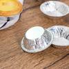 100 Pcs Egg Tart Cup Cake Mold Disposable Tin Foil Egg Tart Tray Aluminum Foil Egg Tart Bottom Tray