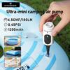 Pompa Mini Portatile Pompa d'Aria 180L/Min Gonfiaggio e Sgonfiaggio Rapidi con 3 Ugelli per Materasso ad Aria, Gonfiabili da Esterno