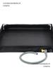 Foldable Portable PVC Outdoor Shower Tray for Camping, Sand Play, Fishing, Garden Washing, and Water Collection.