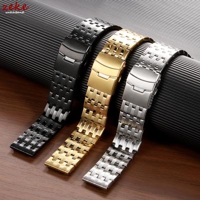 20mm 22mm Edelstahl Uhrenarmband Metall Faltschließe Uhrenarmband für Omega Business Schnellverschluss Ersatz Uhrenarmband