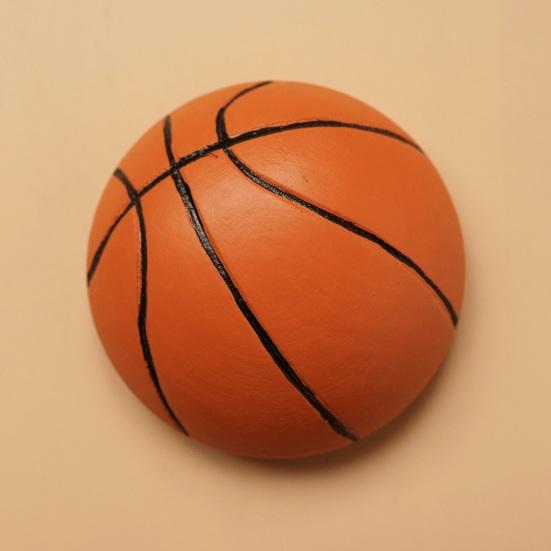 Sports Ball Magnetic Bottle Opener Wooden Beer Cap Remover with Refrigerator Magnet Football Basketball Design Unique Bar Decor Gift for Sports Fans