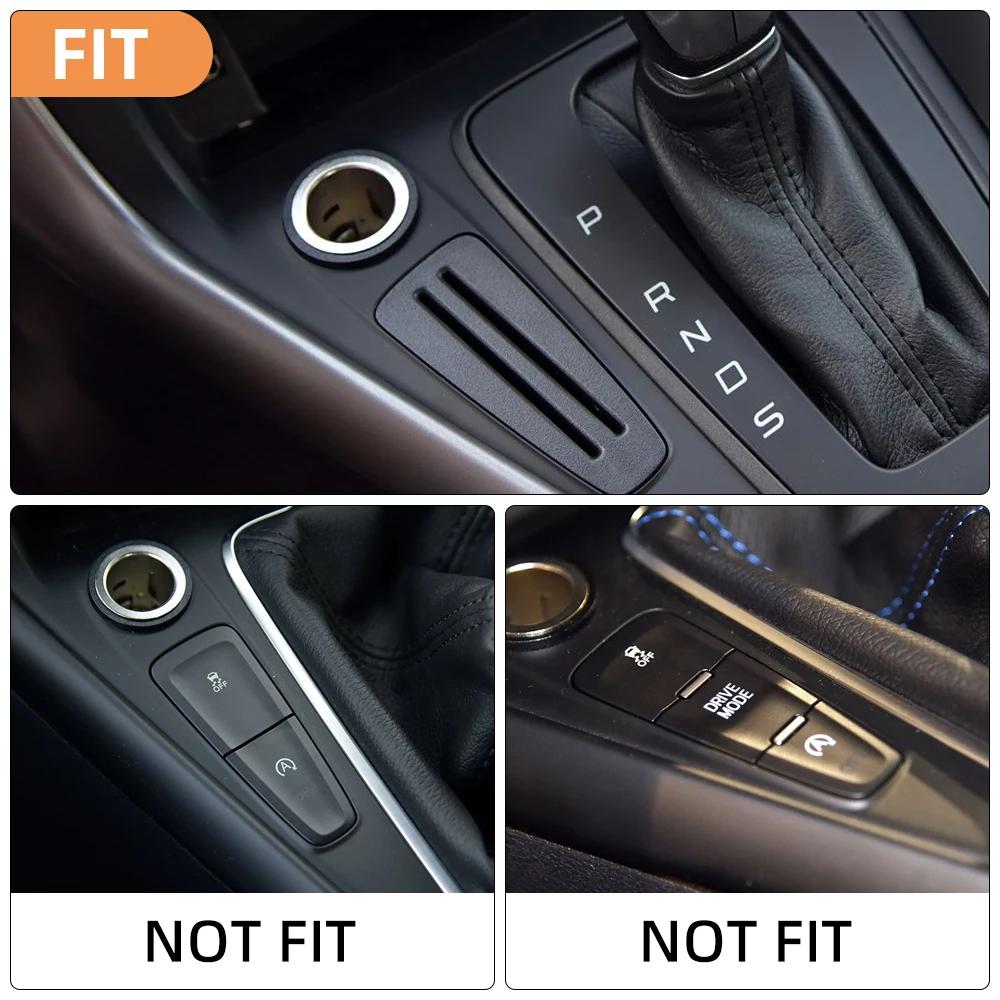 For Ford Focus 3 MK3 Focus3 2015 2016 2017 2018 Accessories Card Slot Protection Cover Trim Interior Center Console Sticker