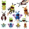 Plush Bees Animal Insect Hand Puppet Sensory Toys Hand Finger Story Puppet  Preschool
