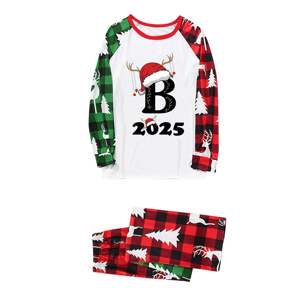 Parent-child Outfit-Christmas Print Parent-child Home Wear Set