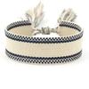 Ethnic Style Woven Bracelet with Embroidered Tassels - D Family DIY Promotion Wristband