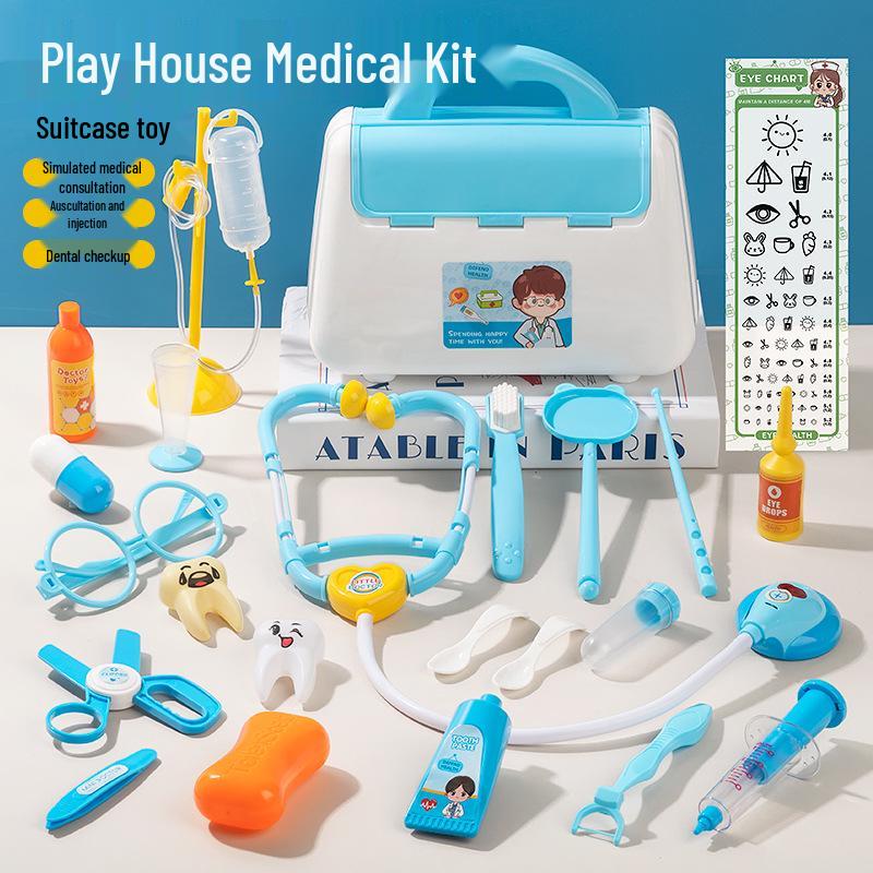Children's Medical Playset: Doctor Role Play Stethoscope & Nurse Tools for Little Girls