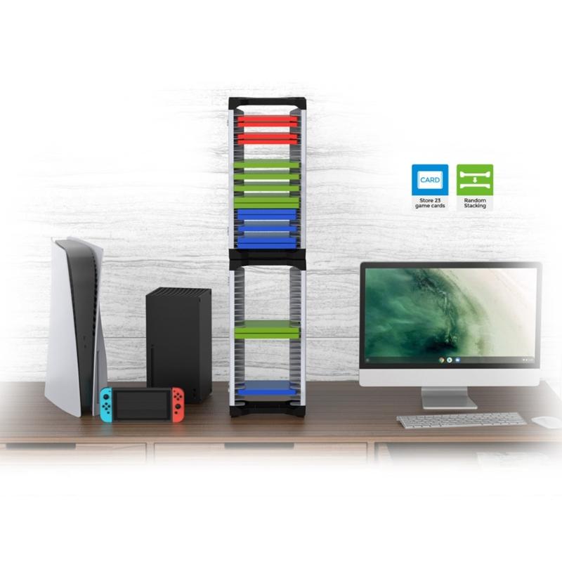Video Game Storage Stand Tower for H XboxOne Game Disk Storage Vertical Stand Game Accessory