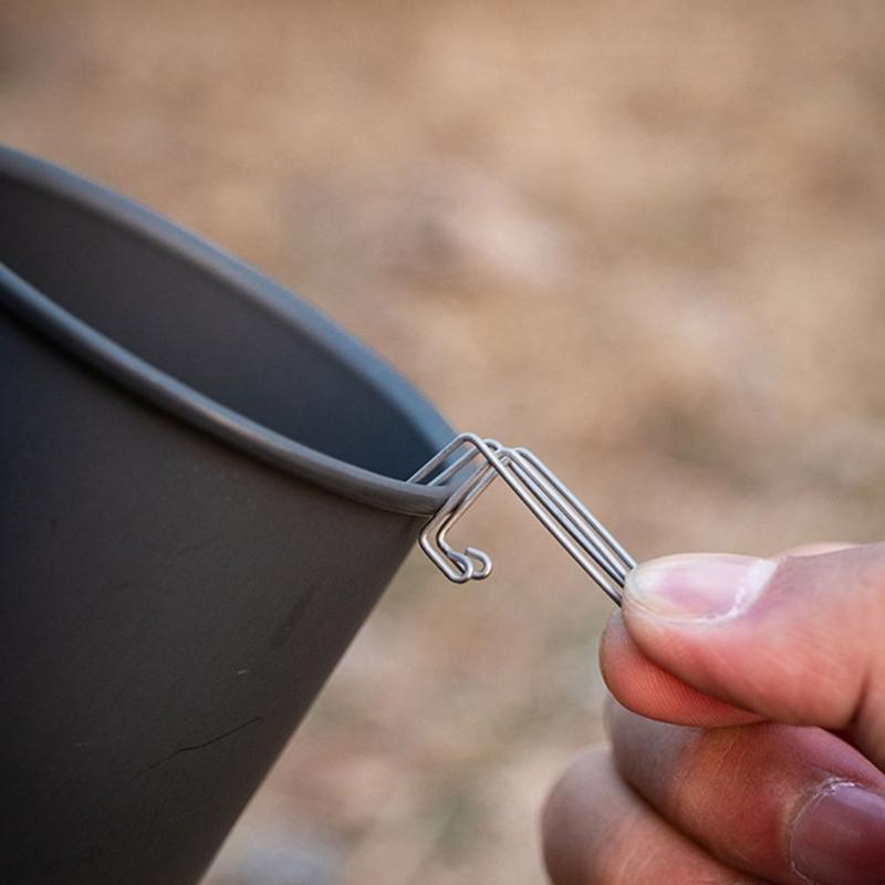 Portables Stainless Steel Cup Pouring Rack Camping Bowl Water Guide Frame Suitable for Various Size