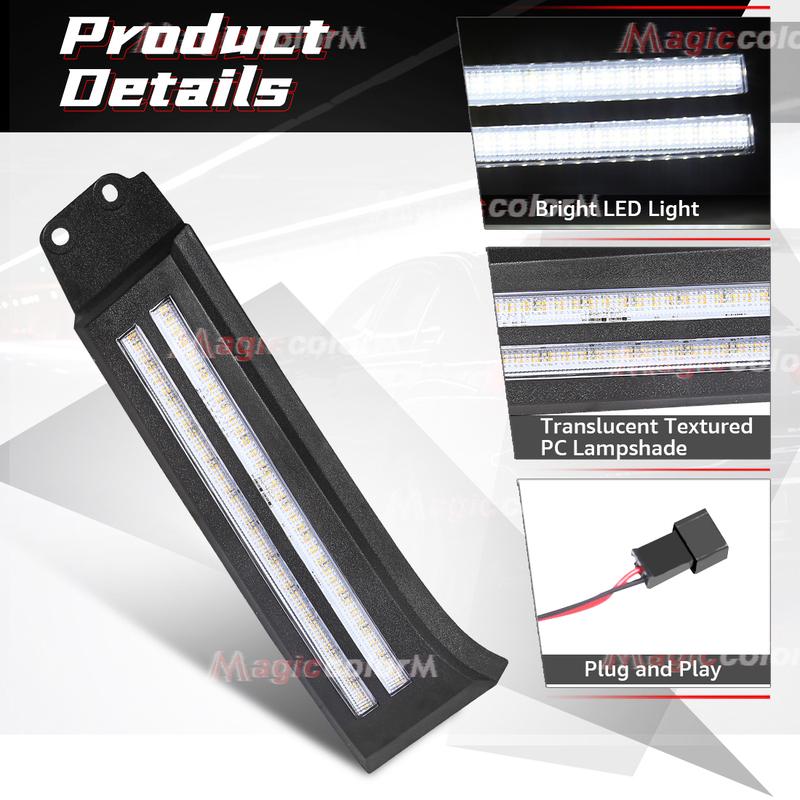 Daytime Running Light For Toyota Tundra 2007~2013 Headlight For Sequoia 2008~2017 LED Fornt Bumper Fog Lamp Car Accessories 12V