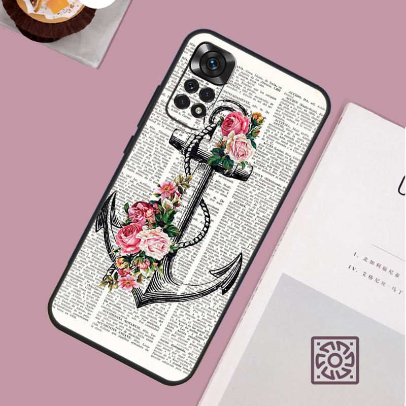 Anchor Sea Beach Case For Redmi Note 12 10 9 8 11 13 Pro 9S 10S 11S 12S Phone Cover For Redmi 12C 9C 10C 13C