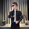 Men's Trendy Short Leather Jacket - Cool Street Style Fashion for Spring & Autumn 2025