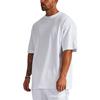 Cotton Short, Wide, Short Sleeved High-quality Off Shoulder Loose Round Neck T-shirt for Men