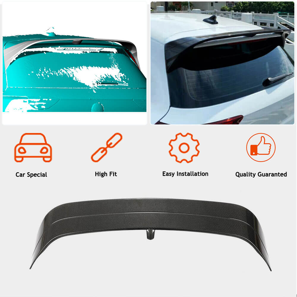 Spoiler V1 (for GTI/R EU 2019-2024, Carbon) for Volkswagen Golf 8