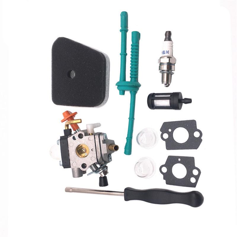 Carburador Carb para Stihl FS87 FS90 FS100 KM100 FS110 KM110 FS130 KM130 HT130 Desbrozadora Pieza de Repuesto ZAMA C1Q-S173 S174