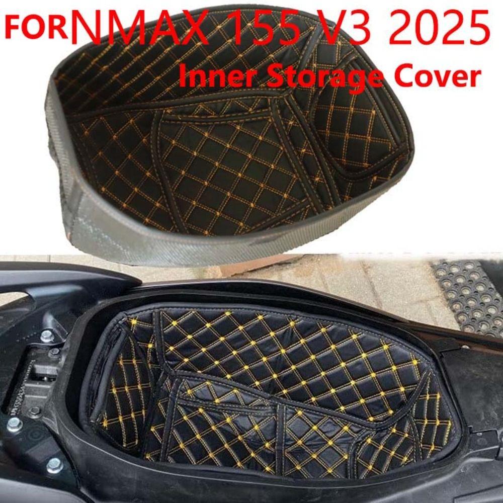 Large Capacity Scooters Inner Storage Cover Waterproof Durable Seat Bucket Cover Wear-resistant for YAMAHA NMAX 155 V3 2025