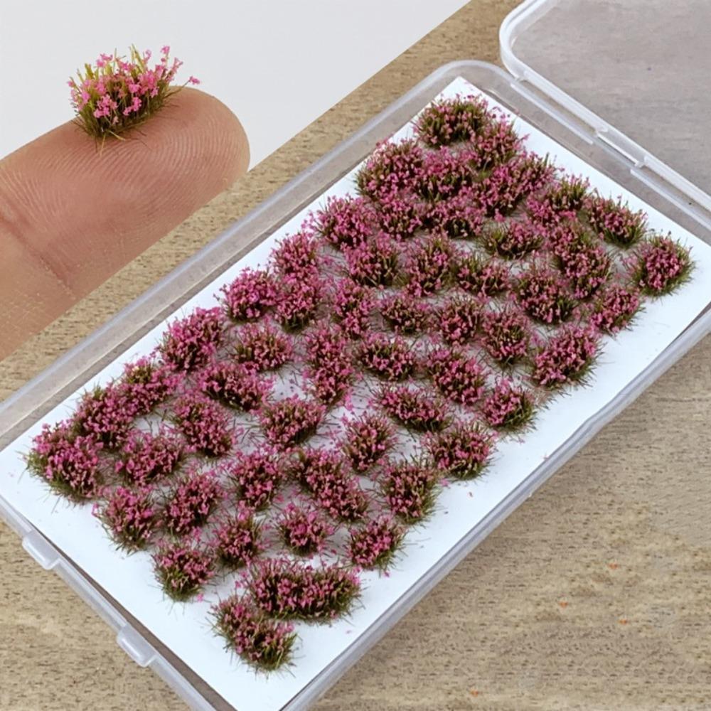 DIY Building Miniature Flower Cluster Plant Materials Static Flower Model Sand Table