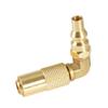 Propaan Verbindingsbocht 1/4In Snelkoppelingen Adapter Messing Propaan Fitting Camping Accessoires voor Reistrailer Barbecues
