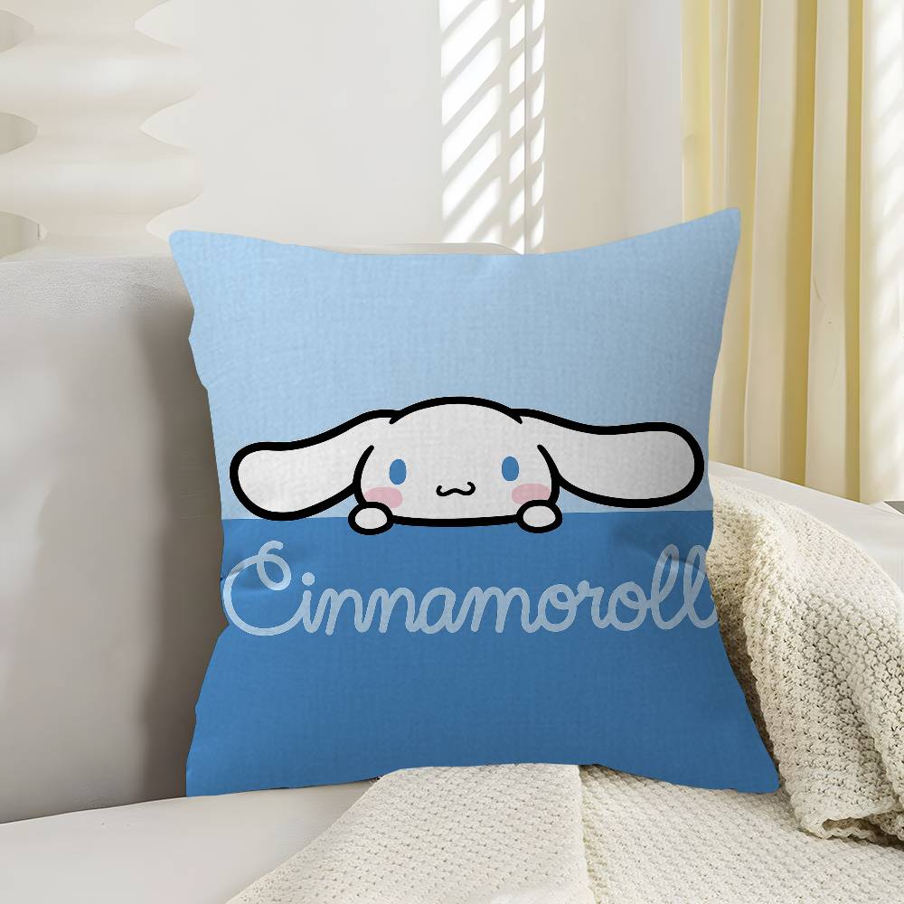 C-Cinnamoroll Maple Design Cushion Cover Happy Autumn Harvest Decor Holiday Decorati Pillow Cover