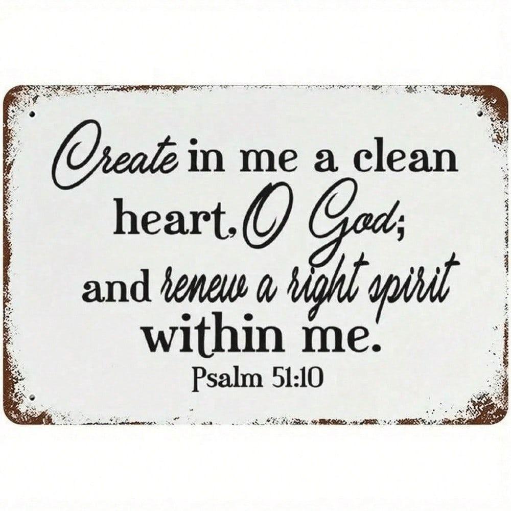 Vintage Metal Wall Signs with Quotes & Prayers for Home, Kitchen, Bar, Flat Decorative Plaques with Poems, Easy Install, Farmhouse Style