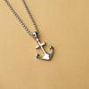 Pirate Anchor Necklace Necklace Men'S Stainless Steel Cross Anchor Pendant