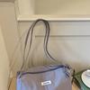 Casual Nylon Hobo Shoulder Bag with Zipper Closure Crossbody Purse for Women Daily Travel