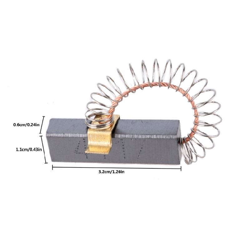 Universeller Staubsaugermotor Kohlebürsten Ersatz für Industrie Staubsauger