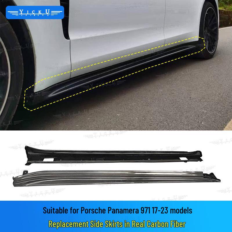 Porsche Panamera 971 Carbon Fiber Body Kit: Front & Rear Lip, Side Skirts, Spoiler, Hood (2017-2023)