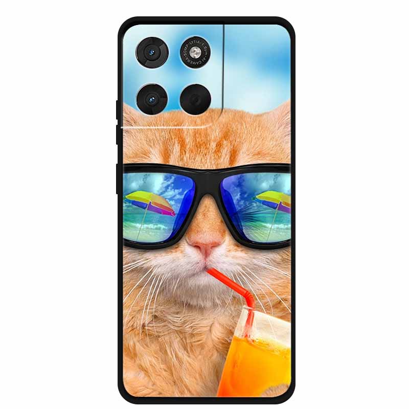 For Motorola Moto G57 Power Case Cute Cat TPU Phone Cover Soft Silicone Case For Moto G57Power Cases Shockproof Coque G 57 Power