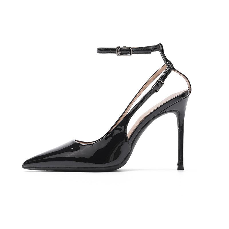 2025 Herbst Leopardenmuster Einriemen Dünne High Heel Pumps für Damen