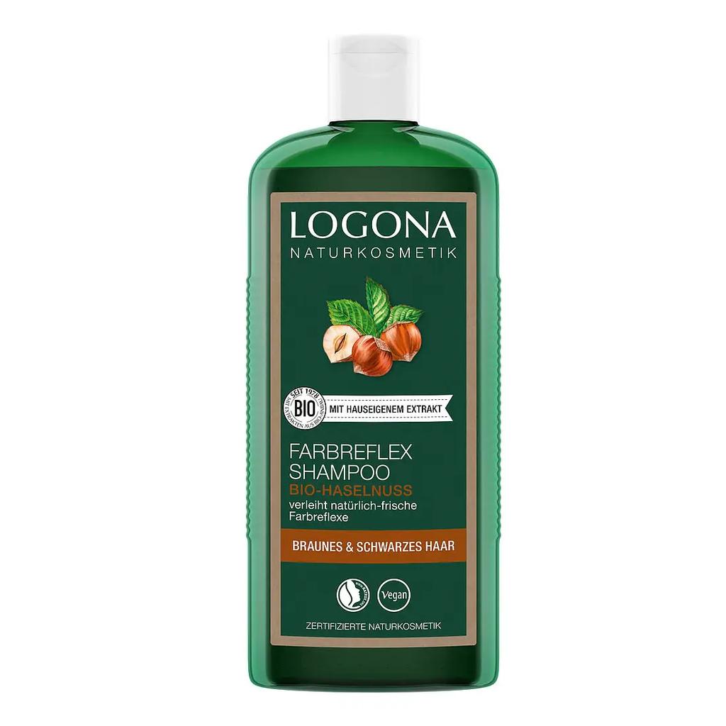 BIO-Shampoo for Colored Dark Brown Hair Nut Logona 250 Ml