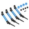 4pcs CVD Steel Front Rear Drive Shaft Complete Driveshaft Compatible for   Slash 1Celsius10 RC Car