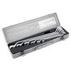 [Tone] Long Eye Wrench Set (45°) 2600 Silver 6-Piece Inch