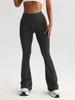 Women's High-Waist Slim Flare Yoga Pants: Peach Hip-Lifting Fitness & Outdoor Sportswear