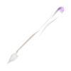 BRIDE Glass Pen A Short Shaft for Everyday Use [Lavender] - Simple, Transparent,