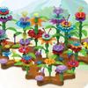 Construction blocks - Spring flowers (148 pcs.)