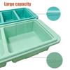 Silicone Freezer Tray with Lid Food-Grade Ice Cube Mold Easy-Release Leak-Proof Stackable