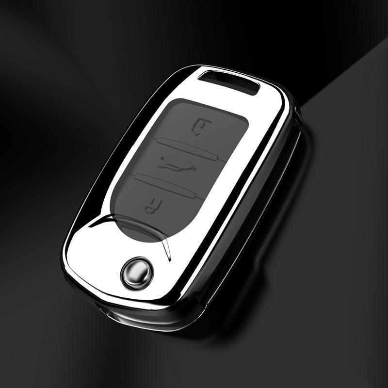 Baojun 560 Key Case 17, Remote Control Protective Shell 1.5 Wuling Folding Keychain.
