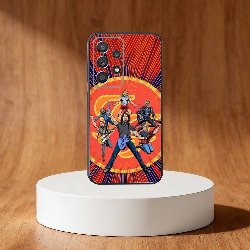 Foo F-Fighters band Phone Case For Samsung S25,S24,S21,S22,S23,S30,Ultra,S20,Plus,Fe,Note,10,9,5G Black Cover