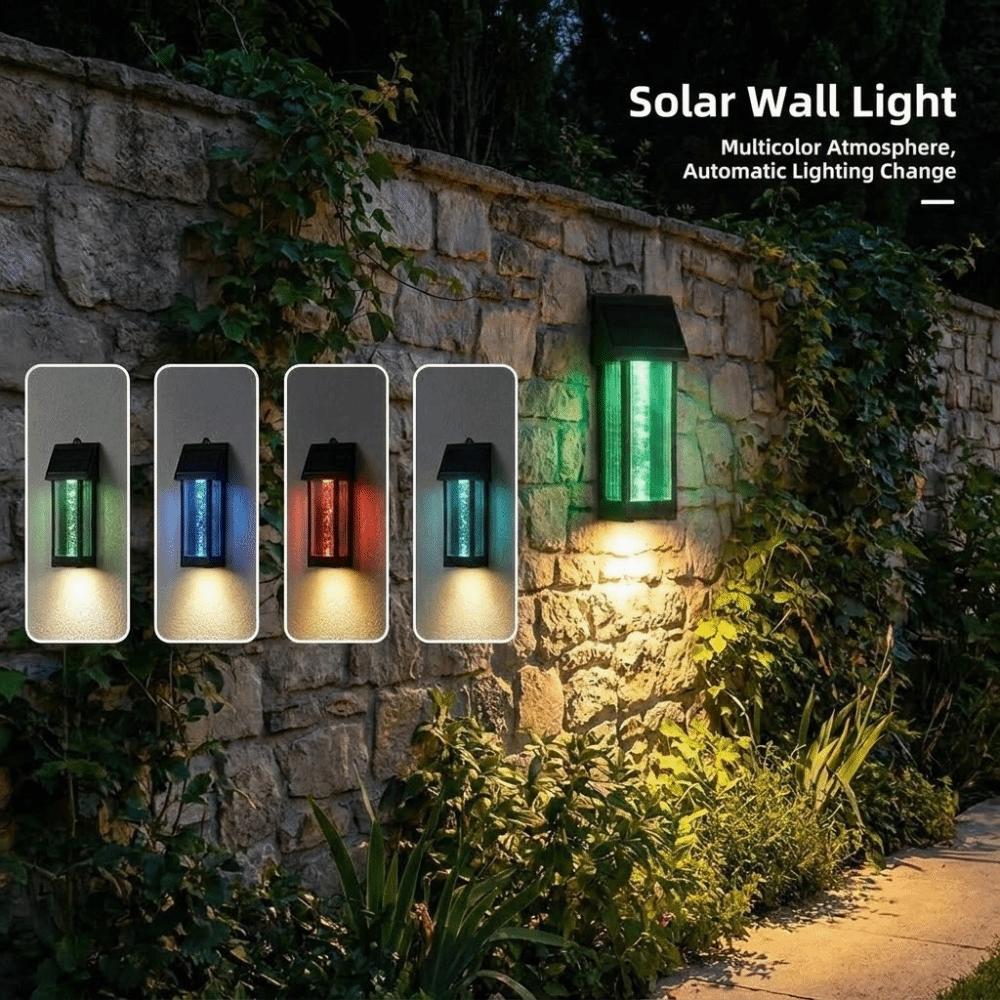 Ultra Bright Solar Wall Light Wireless Solar Street Floodlight for Front Door Garden