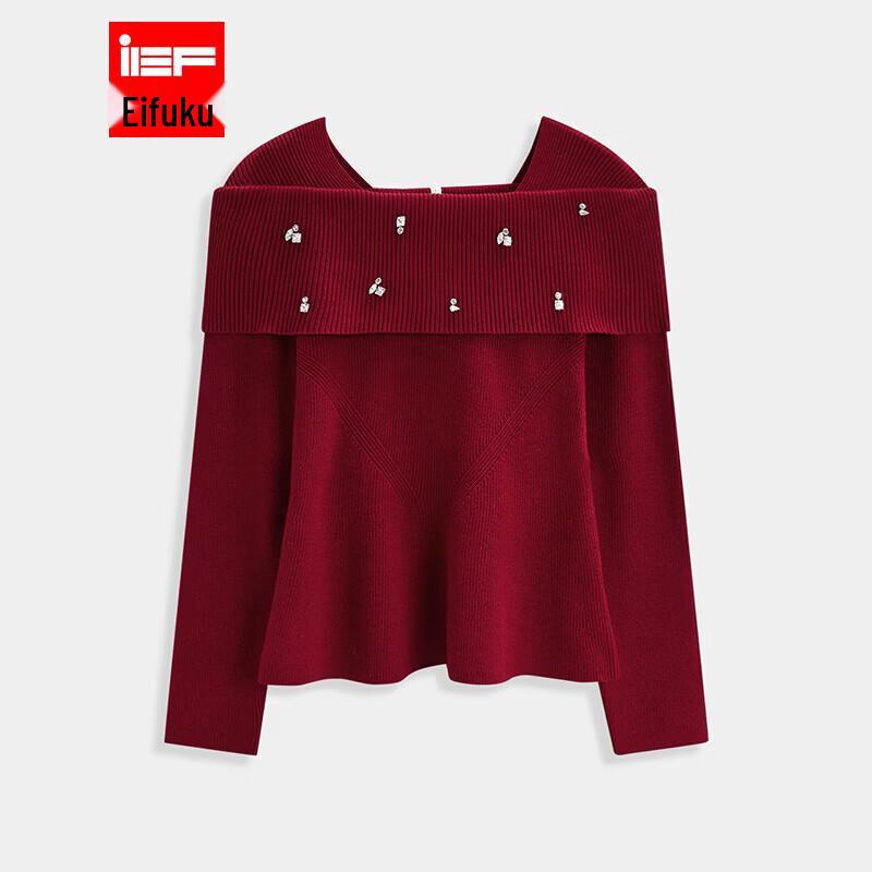 

IEF 2025 Autumn/Winter French Knitted Top Dress One Size
