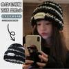 New winter hat women's thermal hat plush hat pattern outdoor plush thermal hat women
