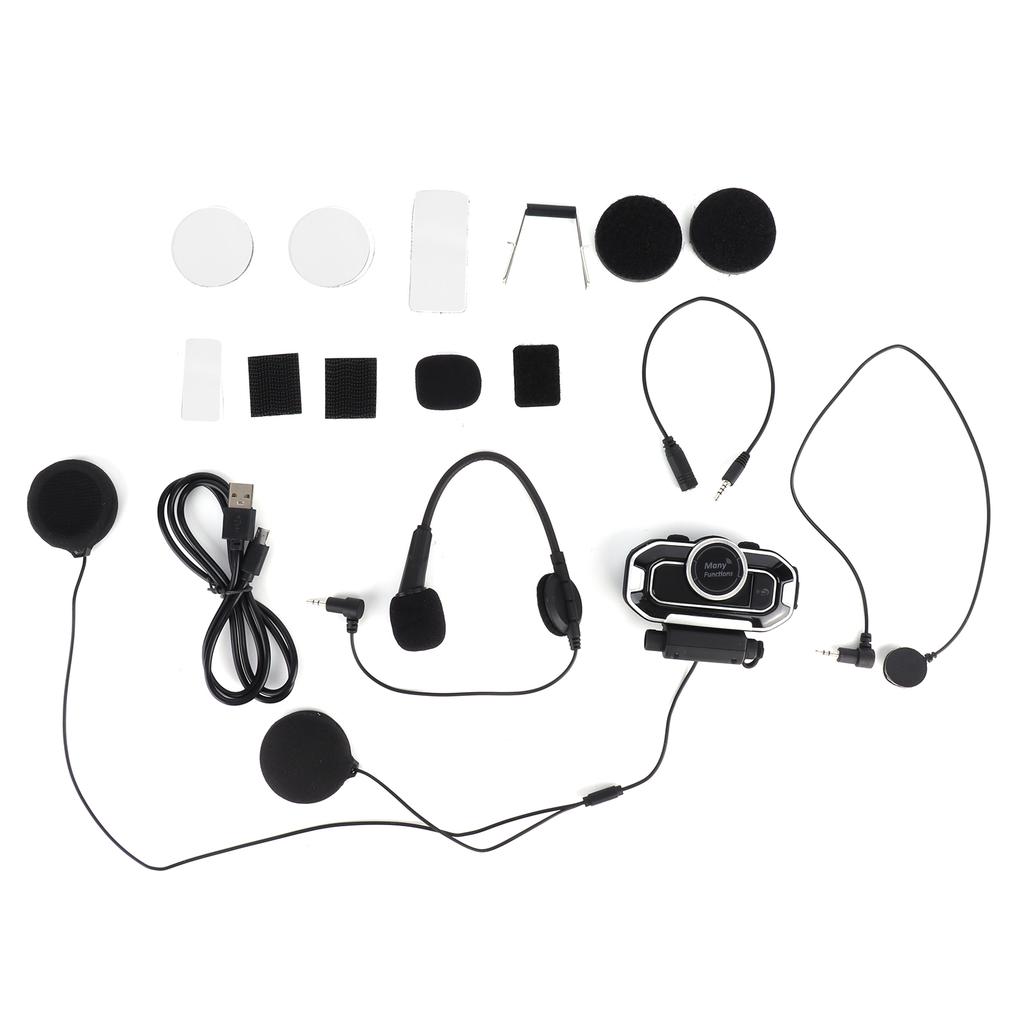 Zestaw słuchawkowy do kasku motocyklowego Bezprzewodowy Wodoodporny Zestaw słuchawkowy Bluetooth 5.0 dla motocyklisty