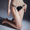 Sexy Women 2 In 1 Thin Open Crotch Pantyhose High Elastic MaidTights Oil Shiny Glossy Sheer See Through Garters Stocking