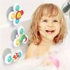 3pcs Children's Bath Play Suction Rotating Toy Y2K Cartoon Sensory Toy, Rotating Puzzle Toy with Bath Time Fun Gift Cartoon Sensory Toy,
