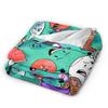 BFDI Inanimate Insanity All Characters Blanket  Warm Soft Plush Throw Blanket For Home Decor Picnic Flannel Bedspread Bed Cover