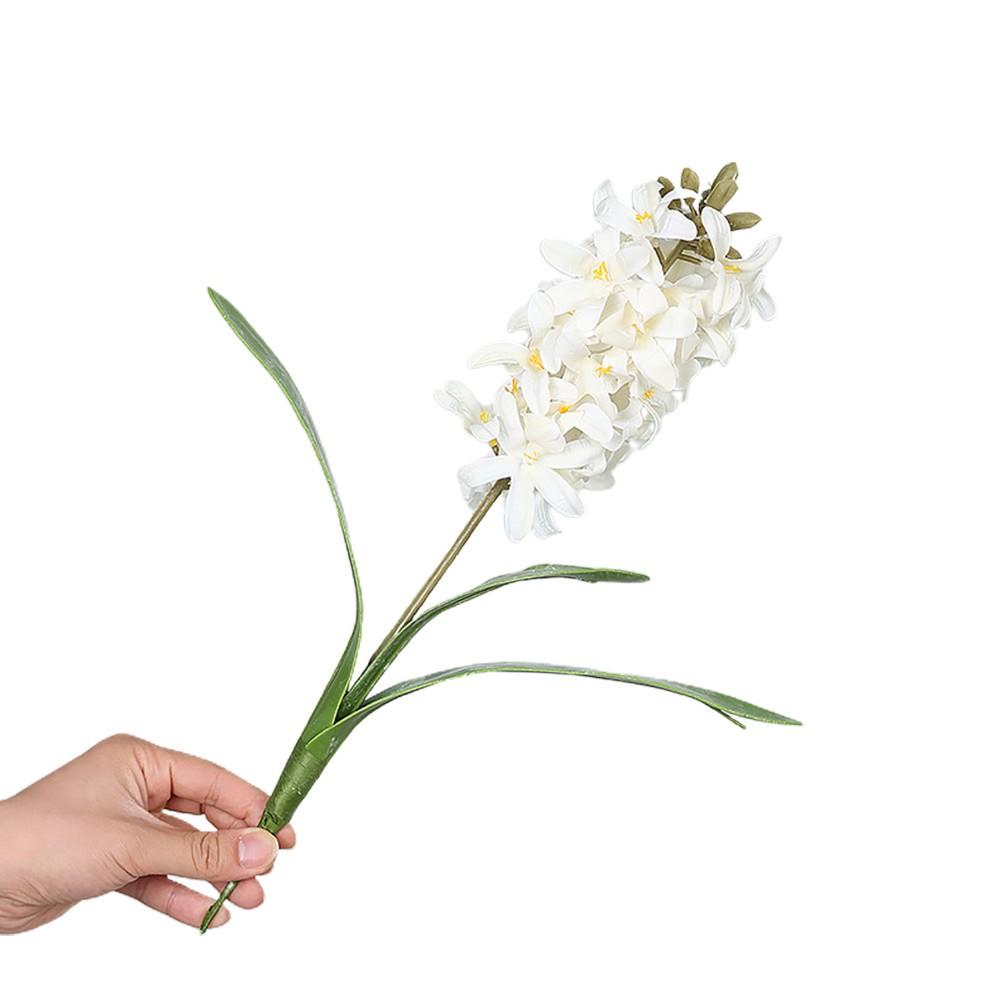 

Искусственный гиацинт Фиолетовый цветок Домашний сад Свадебное украшение искусственные цветы белый